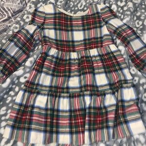 Gap Plaid Long Sleeve Dress